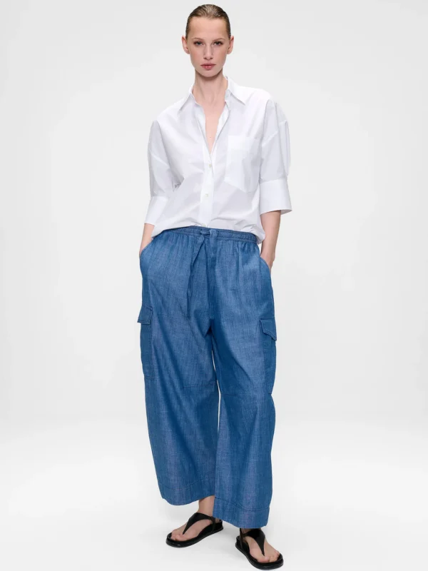 Zenggi Denim Chambray Cargo